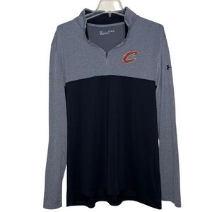 Under Armour® Cleveland Cavaliers Scratch Mock ¼ Zip Pullover Size XL